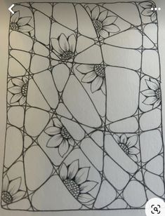 Zentangle On Fabric, Zendoodle Art Flower, Repetitive Pattern Design, Pattern Art Illustration, Doodle Inspiration Sketchbooks, Repetition Art Drawing, Neurographic Art Ideas, Zentangle Patterns Easy Simple, Zentangle Landscape