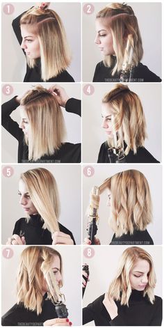 Hairstyle For Long Hair, Lob Styling, Easy Hairstyle, Penteado Cabelo Curto, Long Bob, Hair Envy, Shoulder Length Hair, Hair Today, Great Hair