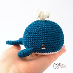 Nautical Amigurumi, Amigurumi Collection, Whale Crochet, Turquoise Yarn, Christmas Key, Crocheted Amigurumi, Crochet Whale, Baby Mobiles