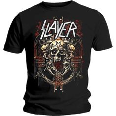 Demonic Admat (Import) Cover Comic, Slayer Shirt, Metal T Shirts, Band Metal, Thrash Metal, Apple Logo, Screen Printing Designs, Iron Maiden, High Quality T Shirts