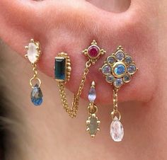 Earring Inspo, Funky Jewelry, Jewelry Lookbook, Girly Jewelry, Jewelry Inspo, Dream Jewelry, Pretty Jewellery