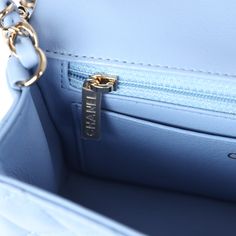 This mini rectangular flap bag is of light blue lambskin leather with light gold tone hardware and has a front flap with signature CC turnlock closure, rear half moon pocket, single interwoven light blue leather and light gold tone chain link shoulder/crossbody strap.Delivery 5-8 or 10-15 working days Please note that during high season and Sale period, delivery times may be affected We accept payment with a Credit card, Debit card, or PayPal.Note: Our Items are totally New High quality Brand Inspired Refurbished. Please make sure you are well aware of it before buying any of the Item. T&C's Apply in case of refunds.Please send us message on below chat to confirm availability. We will send the Refurbished Model in case you place an order with us. Enjoy Shopping.Always Send Us message to co Elegant Blue Double Flap Bag, Classic Blue Bag With Cc Turnlock Closure, Blue Formal Bag With Turn-lock Closure, Formal Blue Bags With Double Flap, Formal Blue Bag With Double Flap, Formal Blue Double Flap Bag, Blue Rectangular Shoulder Bag With Cc Turnlock Closure, Luxury Blue Flap Bag For Travel, Blue Shoulder Bag With Cc Turnlock Closure