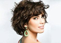 Shorter bangs Curly Bobs, Short Wavy Bob, Peonies Garden, Best Short Haircuts