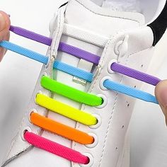 Season:All Seasons; Gender:Women's,Men's; Type:Shoelace; Occasion:Casual,Daily; Material:Silica Gel; Age Group:Adults',Teenager,Adults; Function:Fixed,Anti-Wear; Length:7.9; Features:Colorful; Shipping Weight:0.015; Listing Date:05/15/2023; Production mode:External procurement Elastic Shoe Laces, Crochet Weaves, Saint Michael, Tie Shoelaces, Shoe Lace Patterns, Elastic Laces, Up Shoes, Tie Shoes, Shoe Care