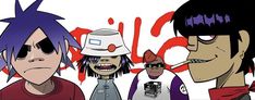 Gorillaz Fanart, 2d And Noodle, Demon Days, Monkeys Funny, Gorillaz