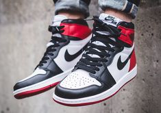 The Air Jordan 1 Black Toe and Air Jordan 1 Shattered Backboard Away will restock exclusively at Foot Locker online on November 15th. Details Zapatillas Nike Jordan, Retro Jordans, Red Basketball Shoes, Boty Nike, Shattered Backboard, Black Basketball Shoes