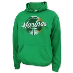 a green hoodie with the words coast guard on it