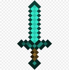 Minecraft Swords Pixel Art, Minecraft Shield, Minecraft Diamond Pickaxe, Minecraft Pickaxe, Minecraft Svg, Minecraft Tattoo, Minecraft Png, Melon Playground, City Minecraft