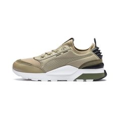 Style: 369601-04 Color: Green Gender: Mens Green Puma Sneakers With Round Toe, Green Puma Sneakers For Jogging, Casual Green Puma Sneakers, Green Leather Puma Sneakers, Casual Puma Sneakers For Outdoor, White Puma Sneakers For Outdoor, Outdoor Lace-up Puma Sneakers, Puma Rs, Puma Shoes