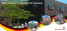 an advertisement for the best university campus in germany