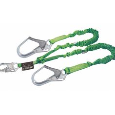 Shock-Absorbing Lanyard, Specialty Working Conditions Not Applicable, Color Green, Visual Load Indicator Yes, Hardware Material Steel, Shock-Absorbing Lanyard Material Polyester, Shock Absorbing Type Tubular Webbing, Number of Legs 2, Weight Capacity 310 lb, Anchorage End Connection Type Snap Hook, Adjustable Length No, Harness End Connection Snap Hook, Anchorage End Connection Material Steel, Harness End Connection Material Steel, Maximum Working Length 6 ft, Lanyard Material Polyester Personal Protective Equipment, Shopping List, Lanyard, Green