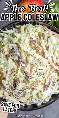 the best apple coleslaw save for later