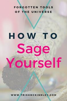 Sage Cleansing Yourself | Learn how to use sage to cleanse your energy field. Remove negative energy & blocks. #sage #smudge #cleansing #energy #paolosanto #smoke #clear #smudging #saging #newage #metaphysical #forgottentoolsoftheuniverse #sassigoddess #selfcare Sage Cleansing Prayer, Sage Yourself, Sage Cleansing, Sage Uses, Energy Blocks