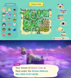 an image of a game screen showing the location and map for maple cake is shown