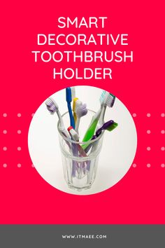 Smart Decorative Toothbrush Holder