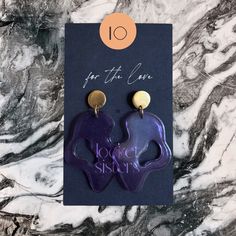 Our lightweight bespoke resin earrings are made from surplus resin mixed while making our signature lockets. We mix in pigment inks designed and occasionally metallic-toned powders, too, to create colorful, wild and fun jewelry. The studs are made of nickel-free pewter plated in 24k gold. But the best part isn't even the color or the design - it's how wonderfully lightweight they are to wear! No pulling or tugging on the earlobe, just airy and fresh as you move through your day! Please note that like any handmade item, these earrings may present minor imperfections. FIND SILVER RESIN EARRINGS HERE. EARRING FEATURES: made of hand-mixed resin and pigment powders at the Locket Sisters earrings studs are sterling silver, stainless steel, or pewter dipped in 18k gold vermeil or sterli Sister Earrings, Pewter Plates, Pigment Powder, Fun Jewelry, Earrings Studs, Resin Earrings, Pigment Ink, Gold Studs, Handmade Earrings