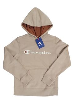 Champion Logo, Champion Sweatshirt, Beige Brown, Hooded Sweatshirt, Hooded Sweatshirts, ? Logo, Sweatshirts, Long Sleeve, Christmas