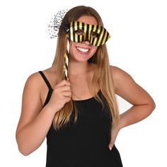 Party Mask with Stick: Get ready for Mardi Gras festivities with this Party Mask with Stick. The mask comes with an attached stick for easy holding and measures 15 inches. Perfect for masquerade events, each package contains one mask, and there are 12 masks per case. Mardi Gras Eye Mask For Costume Party, Multicolor Masks For Mardi Gras Party, Adjustable Mardi Gras Party Mask, Gold Mardi Gras Eye Mask, Mardi Gras Carnival Eye Mask, Party Mask, Mardi Gras Party, Mask Party, The Mask