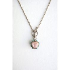 A beautiful, well-made, Italian sterling silver, blue turquoise stone, and pink abalone shell puffed heart necklace on ball/bead chain, circa late-20th century, Italy. This puffed heart has two sides; one is sterling silver and the other a pink polished abalone shell. Around edge of heart has blue turquoise stone detail. Piece is made in Italy. Marked '925' for sterling silver and 'Italy' as shown in last image. On/off through toggle. Measures: 16" Long.  Other sterling silver bead necklace show Sterling Silver Heart Beads Jewelry, Sterling Silver Jewelry With Round Heart Beads, Silver Teardrop Jewelry With Heart Beads, Silver Heart Beads Teardrop Jewelry, Silver Heart Jewelry With Ball Chain, Vintage Ball Chain Jewelry As Gift, Pink Heart Charm Necklace, Sterling Silver Jewelry With Heart-shaped Beads, Vintage Ball Chain Jewelry Gift