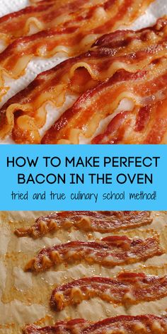 bacon in the oven and how to make perfect bacon in the oven