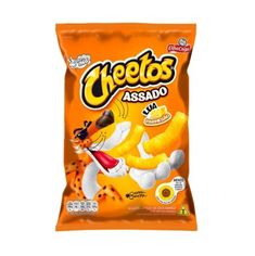 cheetos assado snack bag with cheetos on the front and side