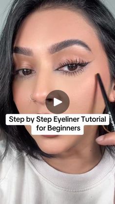 144K views · 25K reactions | The most asked tutorial! I hope this is helpful, let me know if you have any questions at all in the comments🤍🤍  @sephoracollection - PRO liner 22 brush  @anastasiabeverlyhills - Mini Sultry Palette @lorealparis - Telescopic Lift Mascara   #eyeliner #eyelinertutorial #easyeyeliner #stepbystepmakeup #makeupforbeginners #eyelinertips #eyelineronpoint #eyelineronfleek #eyelinerforbeginners #makeuptipsandtricks #eyelinerhacks #wingedliner | Rashna Kutwaroo | rashna_kutwaroo · Original audio Lifted Eyeliner, How To Wing Eyeliner Easy, How To Put Eyeliner For Beginners, 2024 Eyebrows, How To Do Eyeliner For Beginners, Easy Eyeliner For Beginners, Eye Makeup Liner, How To Put Eyeliner