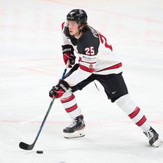 a hockey player in action on the ice