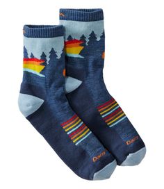 These durable, lightweight travel-themed kids' socks are as fun as they are comfy, all day, every day. In a soft, naturally breathable blend of 52% nylon, 44% Merino wool and 4% Lycra® spandex. Machine wash and dry. Toes have True Seamless™ technology for an ultra-smooth feel kids love. No slipping, no bunching, and no blisters. Reinforced cushioning on footbed and heel for added comfort. Made in Vermont. | Kids' Darn Tough Socks, Van Wild Micro-Crew, Wool Blend/Nylon Darn Tough Socks, Kids Flannel, Kids Fleece, Cute Leggings, Kids Slippers, Fall Wear, Wool Socks, Kids Socks, Stylish Kids