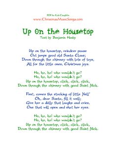 the poem up on the housetop