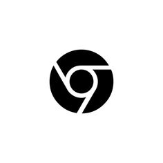 a black and white logo with the letter g