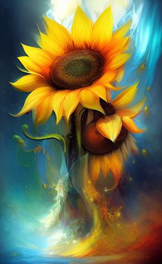 Creating sunflowers artwork I made. Will look really good on leggings Phone Wallpaper Images Cute, Sunflower On Black Background, Pictures Of Sunflowers, Sunflowers On Canvas, Artwork Diy Paintings, Sunflowers Painting, Sunflower Iphone Wallpaper, Sunflower Artwork, Flowers Sunflowers