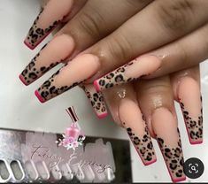 Leopard Print Nails Long, Cheata Nails Acrylic Long, Long Cheetah Nails, Cheetah Print Nails Coffin, Cheetah Print Nails Acrylic, Leopard Print Nails Glitter, Cheetah Nails Acrylic, Animal Print Acrylic Nails, Leopard Acrylic Nails