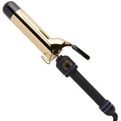 The Hot Tools Signature Series provides professional reliability and long-lasting results, so you can create salon-worthy styles every day. Everyone deserves beautiful, and that's what you get with these tools. ABOUT THE PRODUCT: It's easy to see why this curling iron is stylist preferred. It's the complete package with superior features that let you create all your favorite looks. The Hot Tools Signature Series Salon Gold Curling Iron is designed with gold technology to promote long-lasting res Hot Tools Curling Irons, Salon Gold, Barrel Curling Iron, Curling Iron Hairstyles, Different Hair Types, Defined Curls, Hot Tools, Wand Curls, Curling Iron