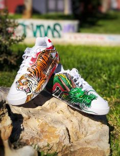 "Custom Nike Kicks The \"TIGER-DRAGON\" JAPANESE Sneakers -OUR WORK All of my artworks are handpainted and unique! This is the reason why i prefer to paint everytime different designs. The shoes are ordered in to be painted according to your custom requirements. The photos in this listing are an example so as to understand the quality and the details that my artworks have. They are totally hand painted using special Angelus acrylic colours and special LK finisher, one of the best in the market P Hand Painted Custom Low-top Sneakers With White Sole, Artistic Hand Painted High-top Custom Sneakers, Artistic Hand Painted Sneakers With White Sole, Artistic Hand Painted High-top Sneakers, Custom Hand-painted Low-top Sneakers, Artistic Low-top Sneakers With Custom Artwork, Hand Painted Low-top Sneakers, Artistic Custom White Sneakers With Artwork, Artistic White Custom Sneakers With Artwork