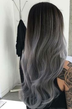 Ombre Hair Blonde, Ombré Hair, Ombre Hair Color, Grey Hair Color, Hair Dye Colors, Hair Inspiration Color, Hair Inspo Color