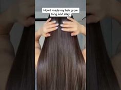 how to make your hair shiny - YouTube Grow Long Hair, Grow Hair, Hair