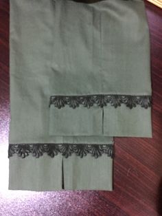 Trouser Design With Lace