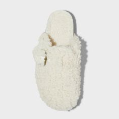 Comfy, cute and cozy, these Faux-Shearling Loafer Slippers from Cat & Jack™ add sweet style to your child's wardrobe. In a soft ivory hue, these slippers are made with plush faux shearling and a contoured footbed for all-day comfort. A closed-toe upper accented with a gold-tone buckle, plus slip-on style, complete the look. Cat & Jack™: Designed for all children so you can trust it's made for yours. Construction For Kids, Clog Slippers, Loafer Slippers, Clog Sandals, Sweet Style, Cat & Jack, Girls Shopping, Kid Shoes, Kids Shoes