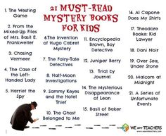 MustReadMysteries We Are Teachers, Elementary Library, Library Lessons, Literature Books, Books For Kids, Classroom Library, Mystery Books, School Reading, Children's Literature