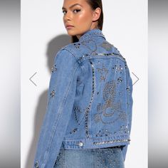 This Jacket Is To Die For!! It Is New With Tags!! Could Fit A Medium Slightly Over Sized Or A Large! Comment Any Questions:)) Trendy Light Blue Denim Jacket For Spring, Trendy Light Blue Denim Jacket For Fall, Trendy Light Blue Denim Outerwear, Azalea Wang, Over Sized, Color Blue, Jackets & Coats, Jackets For Women, Tags