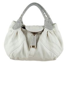 Fendi Spy Bag Fendi Spy Bag, Spy Bag, Handbag Collection, Handle Bag, Rebecca Minkoff Hobo, Leather Handle, White Leather, Dust Bag, Fendi