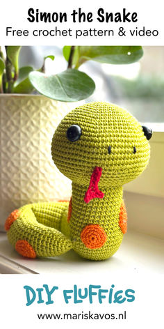 Crochet your own adorable snake plush toy with this free Amigurumi pattern! Perfect for beginners and fun for all skill levels, this step-by-step guide will help you create a charming reptile companion. Visit DIY Fluffies for the full free pattern and start your next crochet adventure today!