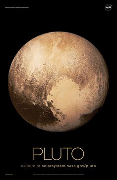 an image of pluto taken by nasa astronauts