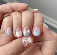 Minimal Nails Art, Cute Nail Art Designs, Animal Nails