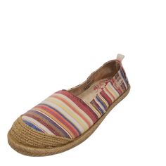 Wear these Evermore espadrille shoes with a memory foam sole for enhanced comfort and a beachy mood throughout the day. Textile upper Memory foam footbed Round-toe slip-on loafer, espadrille manmade sole Imported Flat Espadrilles With Cushioned Footbed, Comfortable Flat Espadrilles With Cushioned Footbed, Comfortable Slip-on Espadrilles For Vacation, Comfortable Flat Textile Espadrilles, Casual Adjustable Espadrilles With Woven Sole, Comfortable Textile Flat Espadrilles, Slip-on Flat Heel Espadrilles For Beach, Slip-on Synthetic Espadrilles With Cushioned Footbed, Beach Slip-on Espadrilles With Cushioned Footbed