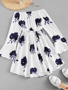 Teen Fashion Winter, Girls Short Dresses, Girls Black Dress, Summer Fashion For Teens, Shein Outfits, Flounce Sleeve, Girls Fashion Clothes, Teenage Fashion Outfits, Outfits Casual