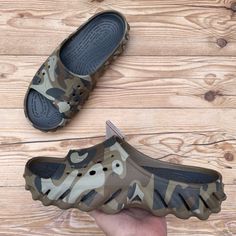 Brand New Crocs Echo Camo Redux Slide Men’s Size 5 / Women’s Size 7 Men’s Size 8 / Women’s Size 10 Men’s Size 9 / Women’s Size 11 - Sold Crocs Echo, New Crocs, Shoes Crocs, Women's Crocs, Size 8 Women, Crocs Shoes, Flip Flop Sandals, Women's Shoes Sandals, Shoes Sandals