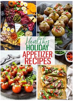 healthy holiday appetizer recipes