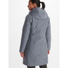 Wrap up in puffy comfort and enjoy the waterproof, down-insulated warmth of the Chelsea Coat when you're going out for miles or to the corner store in the freezing cold. This modern, full-length coat is fashion forward without sacrificing weatherproof performance—a good-looking, lightweight winter shield to keep your downtown date-night style or your workout getup protected from the harsh winter elements. Don't think twice about what jacket to wear when the snow starts falling, the Chelsea can h Waterproof Down Outerwear For Travel, Midweight Moisture-wicking Winter Outerwear, Moisture-wicking Hooded Winter Outerwear, Marmot Montreaux Down Coat, Winter Elements, Harsh Winter, Full Length Coat, Corner Store, Freezing Cold