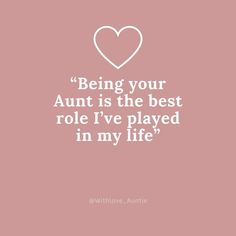 the quote being your aunt is the best role i've played in my life